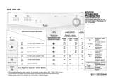 Whirlpool AWZ 220 Program Chart