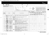 Whirlpool AWG 853 Program Chart