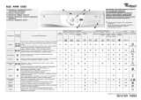 Whirlpool AWM 6085 Program Chart