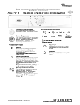 Whirlpool AWZ 7813 Program Chart