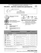 Whirlpool ADG 8652 NB Program Chart