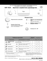 Whirlpool ADP 4520 WH Program Chart