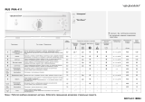 Whirlpool PWA 411 Program Chart