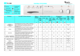 Whirlpool FL 244 Program Chart