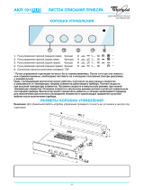 Whirlpool AKR 191/WH Program Chart