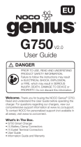 NOCO G750EU 2.0 Руководство пользователя