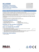 Pima KLA500 Hardwired Arming Station Инструкция по установке