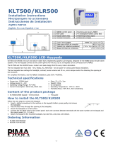Pima KLT500/KLR500 Инструкция по установке