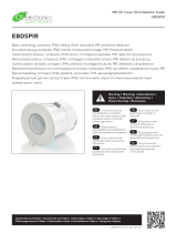 CP Electronics EBDSPIR Ceiling Mounted PIR Presence Detectors Инструкция по установке