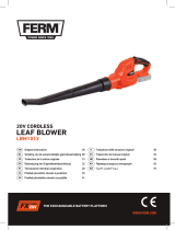 Ferm LBM1012 20V Cordless Leaf Blower Инструкция по эксплуатации