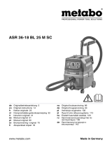 Metabo ASR 36-18 BL 25 M SC Инструкция по эксплуатации