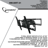 HyperX WM-80RT-01 TV Wall Mount (ROTATE and TILT) 32 Inch 80 Inch Руководство пользователя