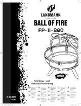 LANDMANN Feuerkorb "Ball of Fire", 89,5 x 79,5 cm Инструкция по эксплуатации