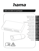 Hama 00124024 USB 2.0 and USB 3.0 Card Reader Руководство пользователя