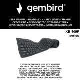 Gembird KB-109F Series Flexible Keyboard USB OTG Adapter Руководство пользователя