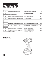 Makita DTD172 Cordless Impact Driver Руководство пользователя