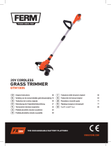 Ferm GTM1005 20V Cordless Grass Trimmer Инструкция по эксплуатации