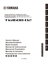 Yamaha Tio1608 Инструкция по применению