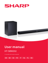 Sharp HT-SBW202 2.1 Soundbar Руководство пользователя