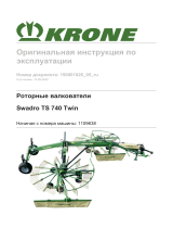 Krone BA Swadro TS 740 Twin Инструкция по эксплуатации