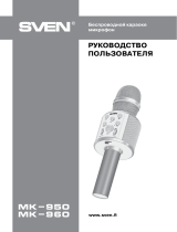 Sven MK-950 Wireless Karaoke Microphone Руководство пользователя