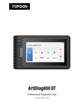 Topdon ArtiDiag800 BT Professional Diagnostic Tool Руководство пользователя