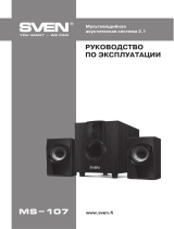 Sven MS-107 2.1 Multimedia Speaker System Руководство пользователя