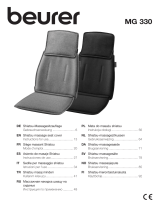 Beurer MG 330 Shiatsu Massage Seat Cover Руководство пользователя