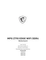 MSI MGP Z790 EDGE WIFI DDR4 Motherboard Руководство пользователя