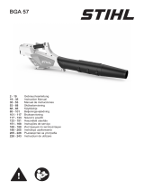 STIHL BGA 57 Cordless Handheld Blower Руководство пользователя