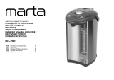 Marta MT-2001 Electric Thermo-Pot Руководство пользователя