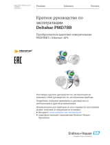 Endres+Hauser Deltabar PMD78B Short Instruction