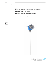 Endres+Hauser Levelflex FMP50 FOUNDATION Fieldbus Инструкция по эксплуатации