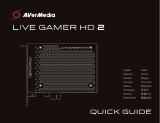 Avermedia LIVE GAMER HD 2 Game Capture Card Руководство пользователя