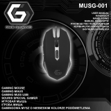 Gembird MUSG-001 Gaming Mouse Руководство пользователя
