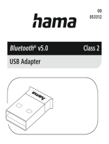 Hama 053312 Bluetooth USB Adapter Руководство пользователя