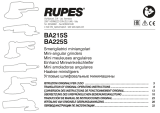 Rupes BA215S Mini Angle Grinder Руководство пользователя