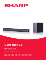 Sharp HT-SBW182 2.1 Soundbar Home Theatre System Руководство пользователя