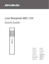 Avermedia MIC 133 Live Streamer Руководство пользователя