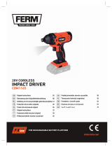 Ferm CDM1165 20V Cordless Impact Driver Руководство пользователя
