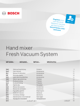 Bosch MFQ364 Hand Mixer Fresh Vacuum System Руководство пользователя