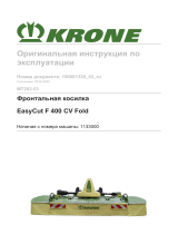 Krone BA EasyCut F 400 CV Fold (MT203-53) Инструкция по эксплуатации