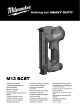 Milwaukee M12 BCST Sub Compact Cable Stapler Руководство пользователя