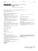 Endres+Hauser KA Ceraphant PTP31B IO-Link Short Instruction