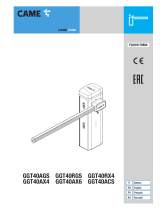 CAME GARD GGT40 Инструкция по установке
