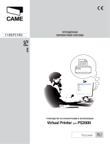 CAME PS2000 VIRTUAL PRINTER Инструкция по установке