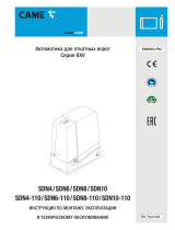 CAME SDN4-6-8-10 - CONTROL BOARD ZN7 Инструкция по установке