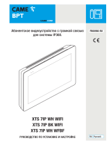 CAME XTS 7IP WH WIFI, XTS 7IP BK WIFI, XTS 7IP BK WIFI, XTS 7IP WH WFBF Инструкция по установке