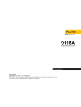 Fluke Calibration 9118a Getting Started