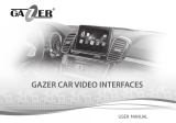Gazer car video interface Инструкция по эксплуатации
